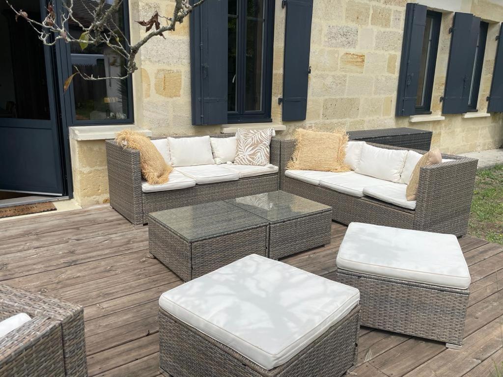 Charmante Echoppe En Pierre Proche Gare Villa Libourne Exteriör bild